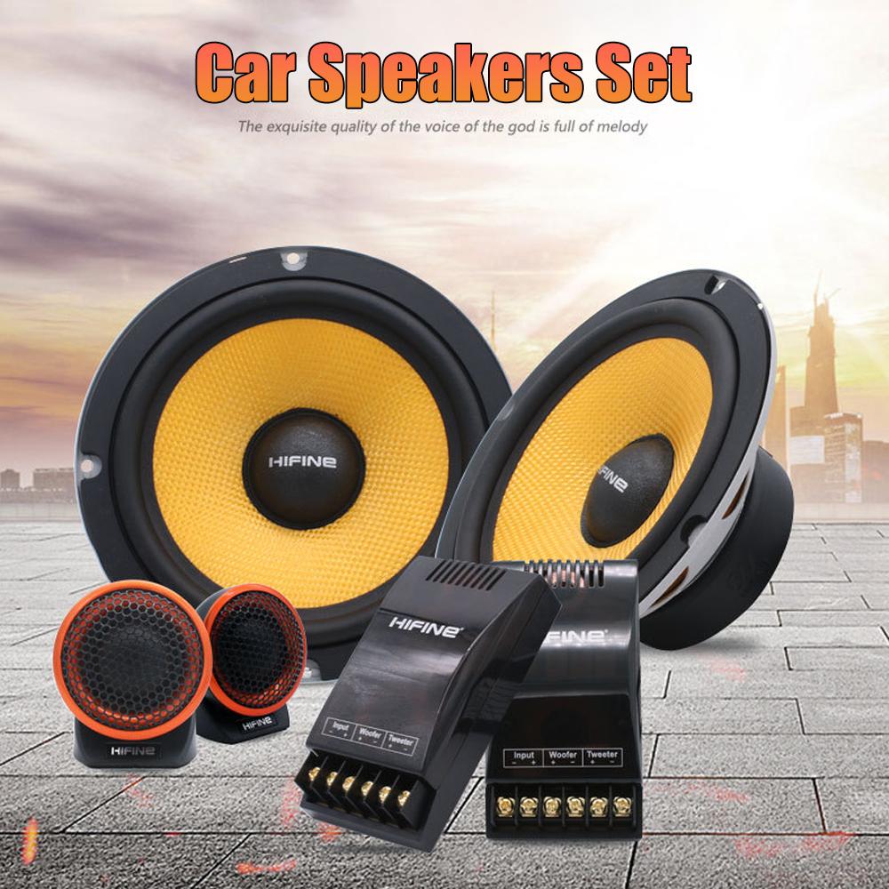 New High-quality Two-way Car Audio Modification Kit Amplifier 6.5 Inch 12v High Power Speaker Front Door Speaker Kit