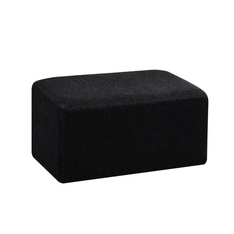 Simple Elastic All-inclusive Sofa Footstool Cover Thickened Chair Covers Ottoman Cover Solid Color Pedal Cover Slipcover