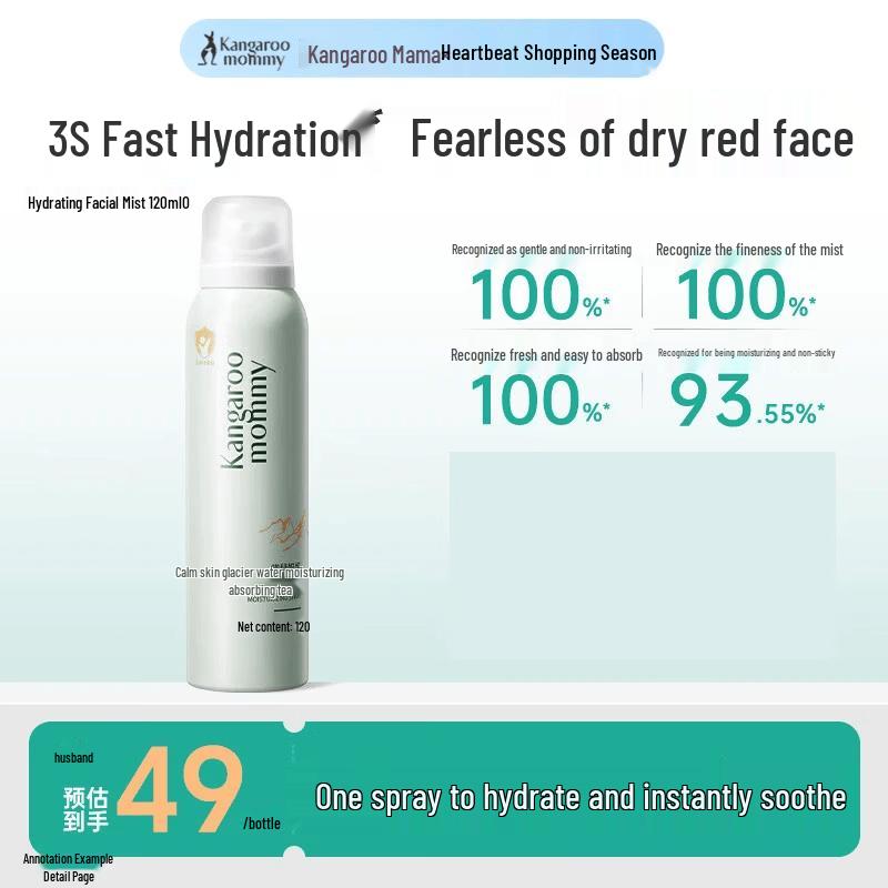 Kangaroo Mommy Hydrating Facial Spray for Teens  Kids