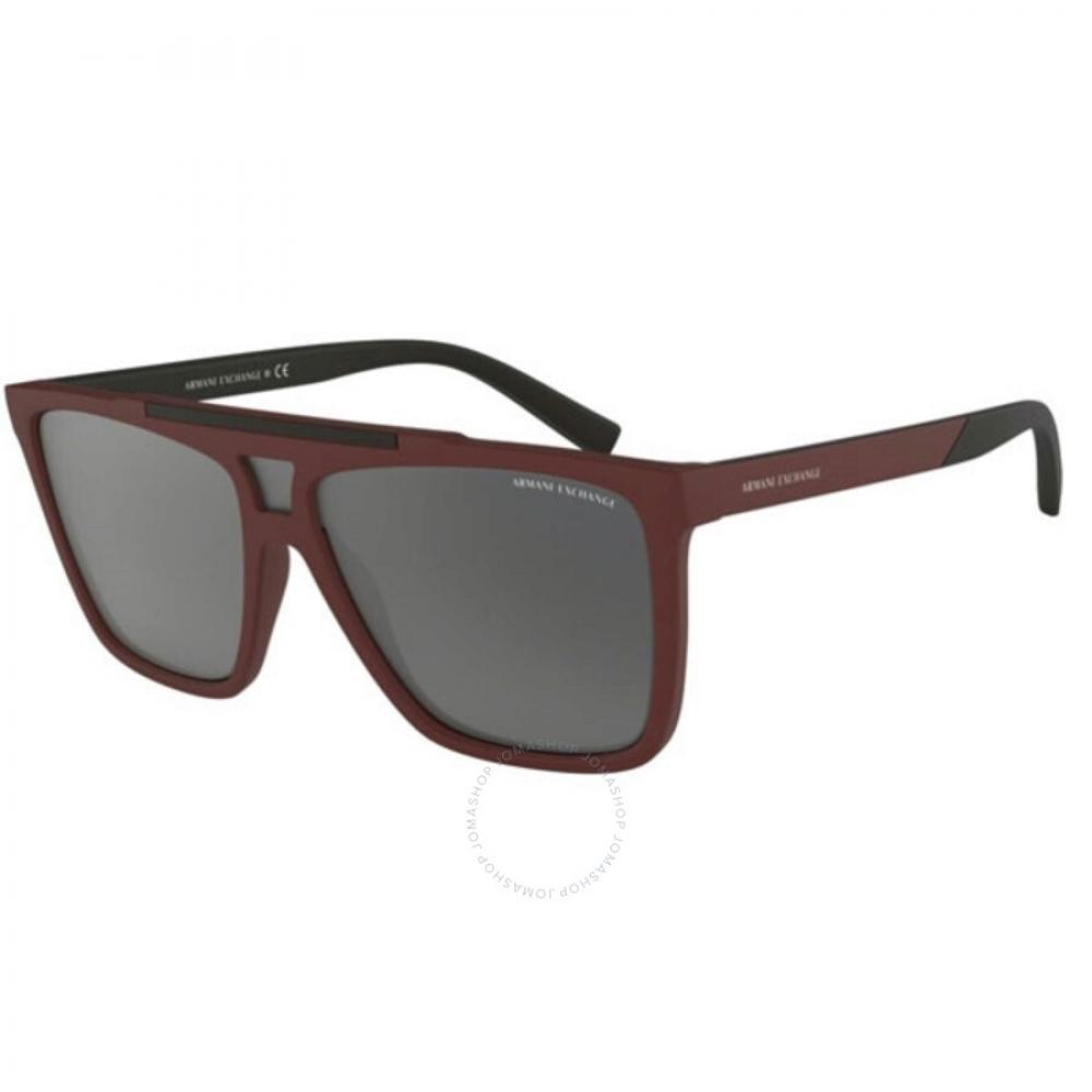 

Armani Exchange Grey Mirror Browline Men s Sunglasses AX4079S 82746G 58