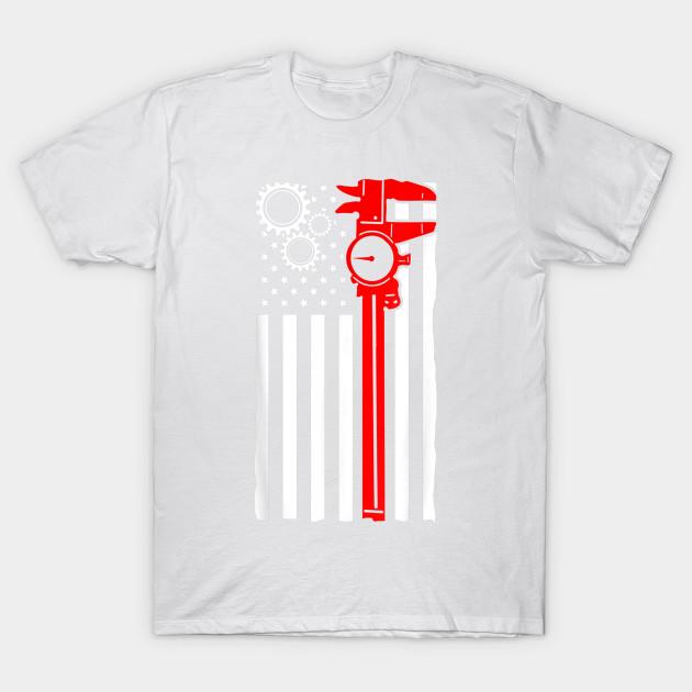 Buy T Shirt Women Machinist Flag Tools 