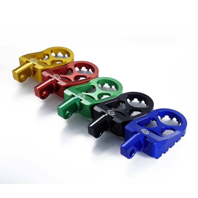 Motocyklové stupačky MX Široké tlusté stupačky Pedály s kolíky řazení pro Harley Sportster XL 883 1200 Dyna Street Bob Bobber