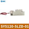 SMC Japan Original SY Series Pneumatic Three-Position Five-Way Solenoid Valve SY5120-SY3120-5L ZD-M