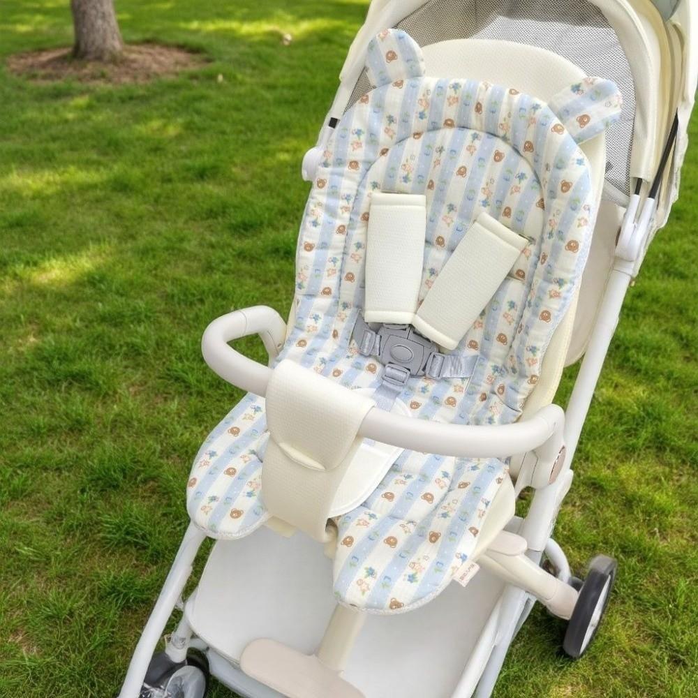 Breathable Stroller Accessories Soft Pushchair Insert Mat Baby Stroller Seat Cushion  All Seasons