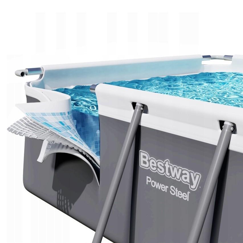 Piscine Hors Sol à Armature 404 X 201 X 100 Cm 11 En 1 Bestway 56441