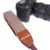 Universal Camera Shoulder Strap Adjustable Neck Lanyard Cotton PU Leather Belt DSLR Cameras Strap Accessory Part
