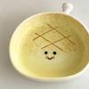 Ceramic Dipping Dish Cute Bread Shape Small Sauce Plate for Sushi Hot Pot Snacks Microwave Dishwasher Safe Snack Plate for Home Party Restaurant
