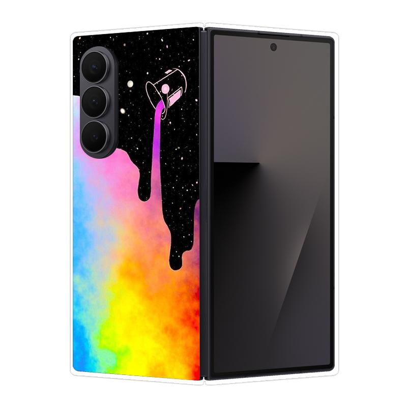 

For Samsung Galaxy Z Fold 7 5G Case Cute Cat Print Folding Protection Hard PC Back Cover for Samsung Z Fold7 Shockproof Capa Galaxy Z Fold7