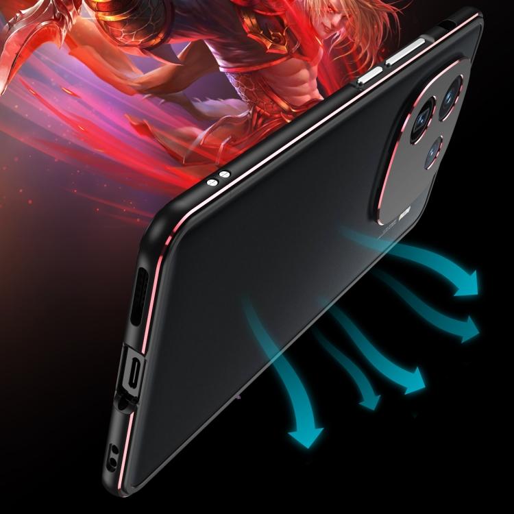2024 for VIVO IQOO 12 Pro Case, Aurora Series Lens Protector Metal Frame Shockproof Protective Case Mobile Phone Case
