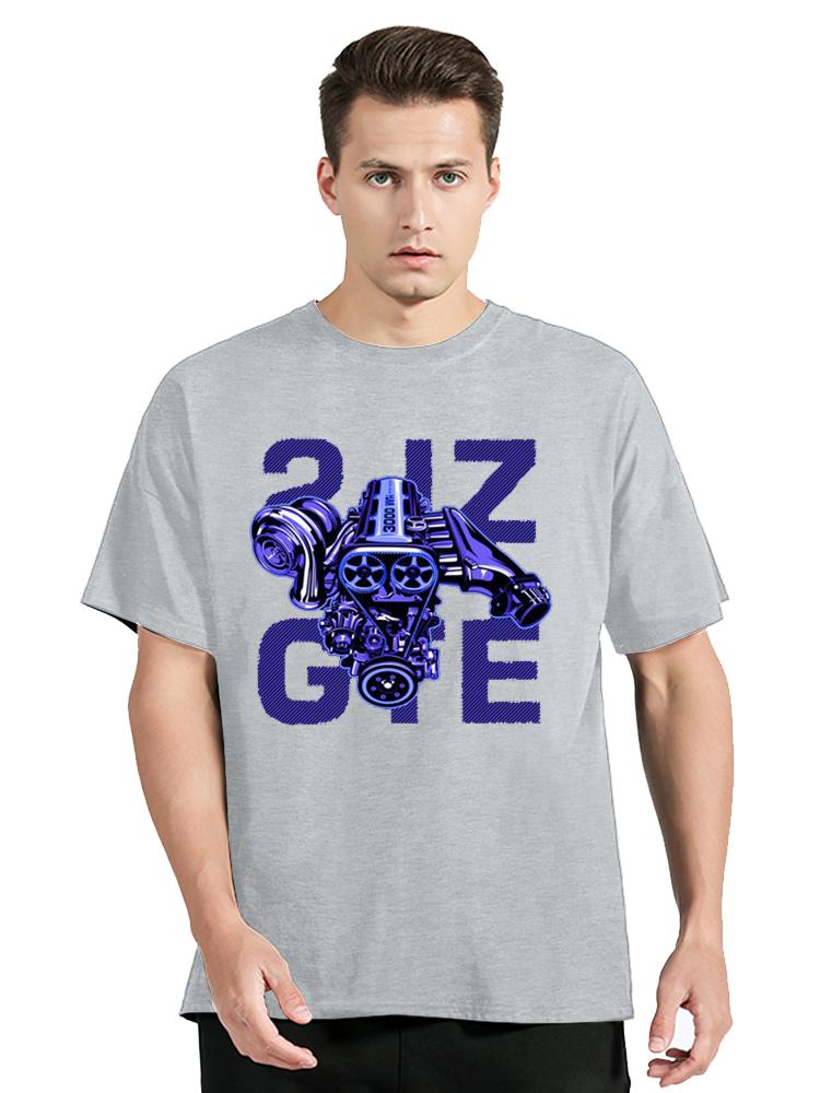 Japan Car 2JZ Engine Turbo Tuning JDM TShirt Summer Fashion Casual Cotton Graphic TShirt UnisexTops Tees Mens Clothing