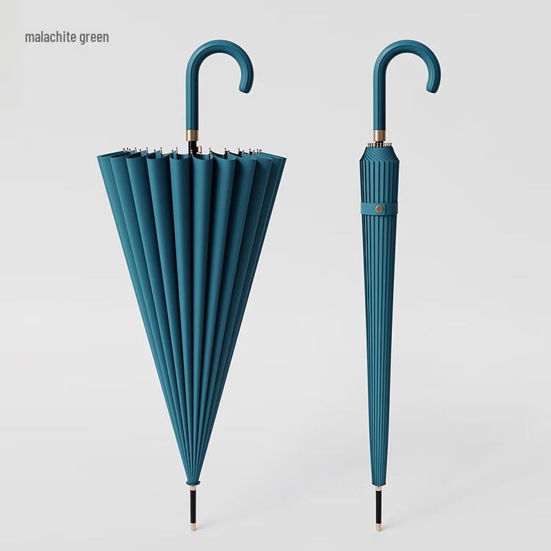 HANDUNYOU 24-Rib Automatic Long Handle Umbrella