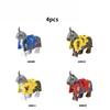 Medieval Knight Horse Set - Dragon Warrior Horse Sword, Shield Flag Building Blocks Toys