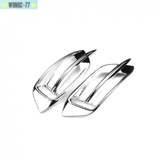 ABS Chrome Rear Fog Light Lamp Trim Cover For 2016-18 Honda 10th Civic Sedan New