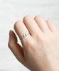 Alleun Silver 925 Heart Layered Silver Rings Friendship
