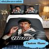 Custom Name Scarface Bedding Set 3pcs, Bedding Set Including 1pc Duvet Cover And 2pcs Pillowcases for Bedroom, Dormitory Gift