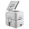 Portable Toilet Flush Travel Camping 5.3 Gal Commode Potty with Carry Bag