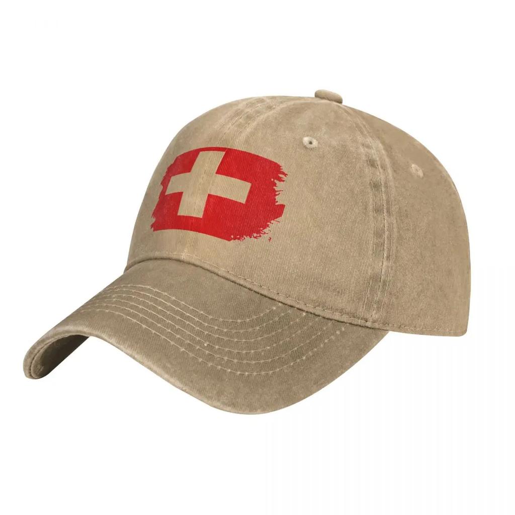 SwitzerlandCap Cowboy Hat New Hat Thermal Visor Hood Baseball Cap Golf Hat Women Men's