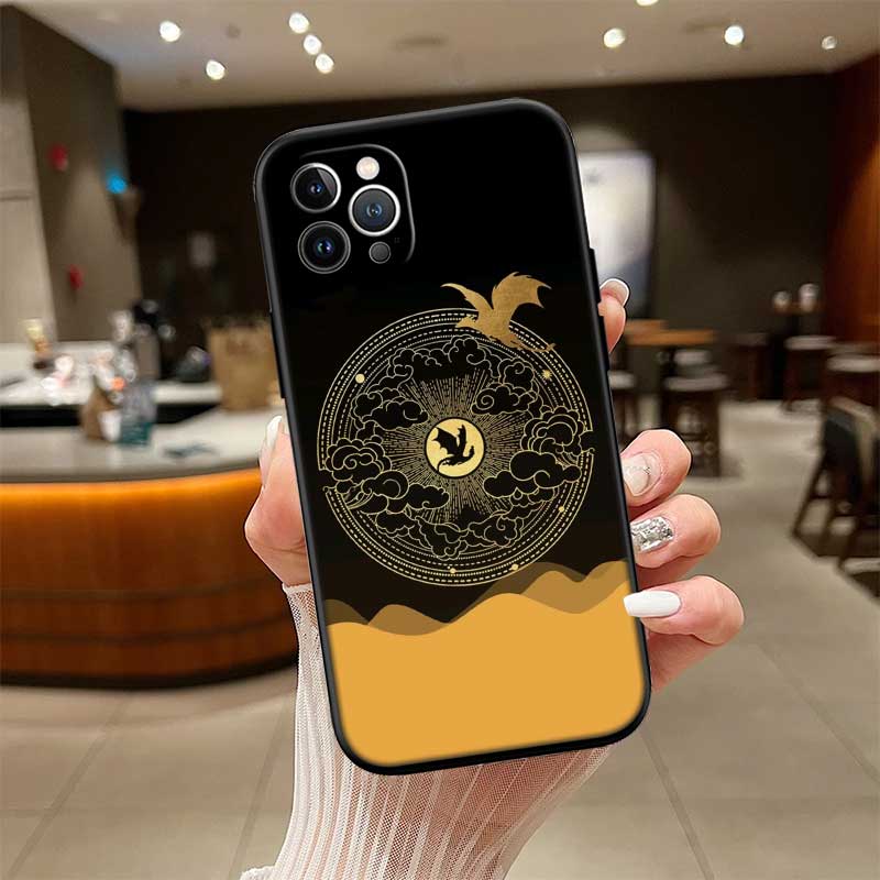 

Fourth wing dragons New High-End Shell Phone Case for iPhone 16 15 14 13 12 Pro Max Plus Mini iPhone 13