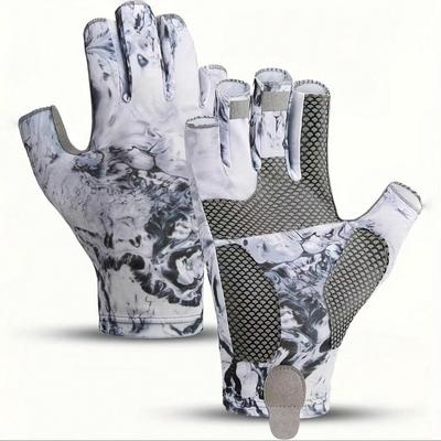 1 Pair Fishing Gloves Men & Women,Sailing Gloves, Kayak Gloves, Sunscreen Gloves, Fly Fishing Accessories