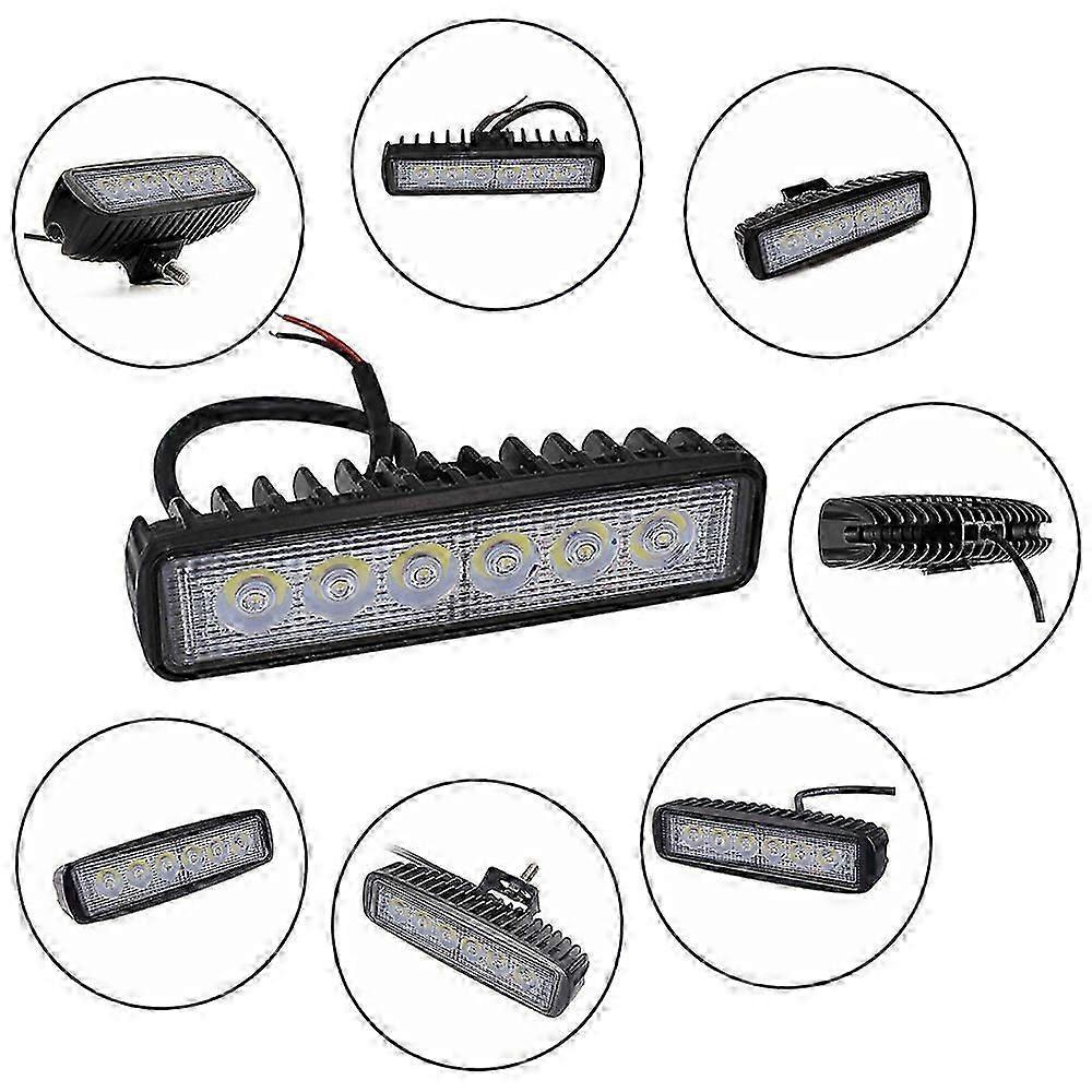18W Motorcycle LED Light Driving Spotlight 800LM 6500K?7500K White Light