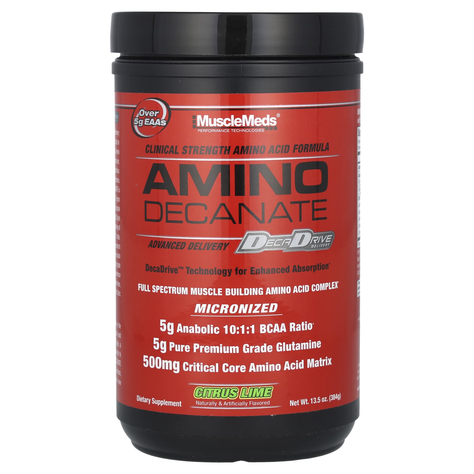 

Amino Decanate, Citrus Lime, 384G(13.5Oz)