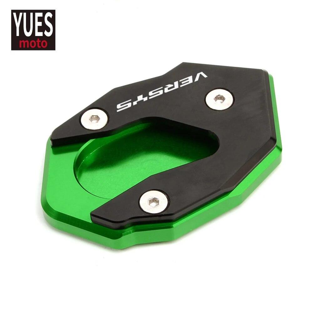 Motorcycle Accessories CNC Side Stand extension kickstand foot enlarger For KAWASAKI VERSYS X 300 300 250 X300 X250