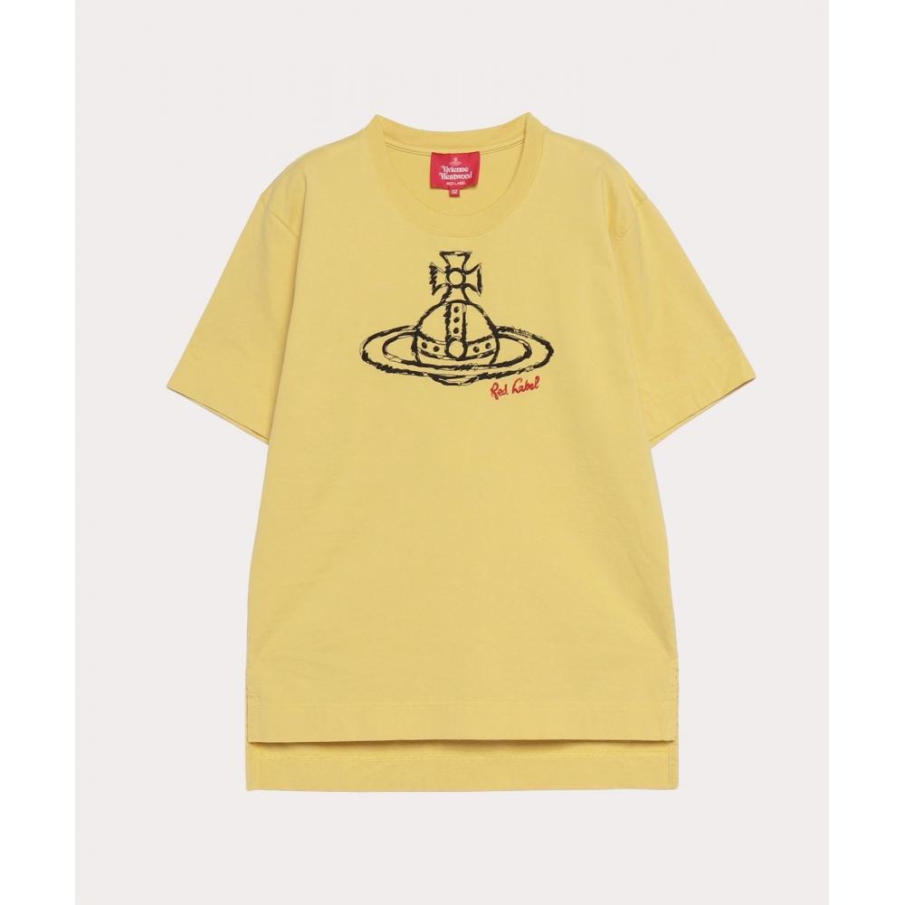 

Футболка для мальчиков Vivienne Westwood из органического джерси с грубой вышивкой ORB, Япония, 1612341013