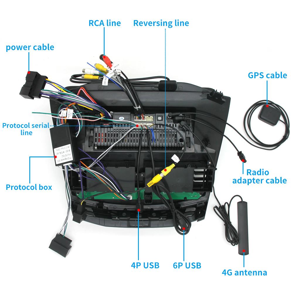 12.3''Car Stereo Radio Mirror Link OBD RDS For Ford Focus 2012-2018