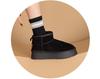 Women's Winter Suede Fleece-Lined Short Boots - Thick Sole, Warm, Fashionable, Casual, Trendy Cotton Boots.