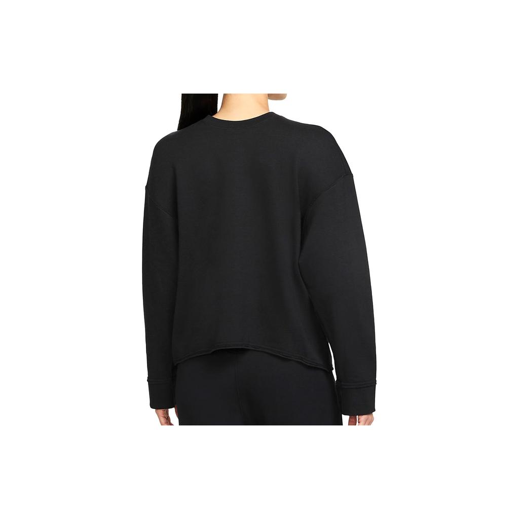 Nike Yoga Luxe Rundhals Pullover Sweatshirt Damen Oberteile Schwarz DM6976-010