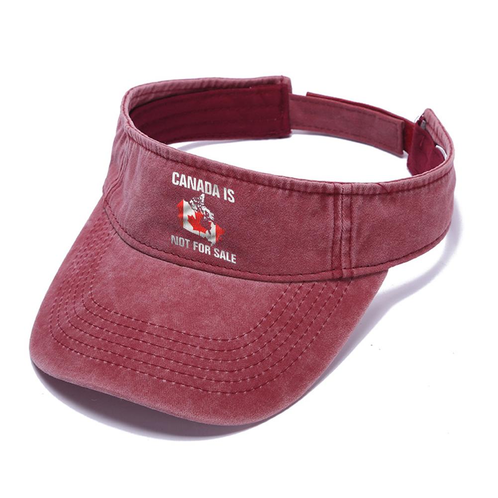 Кепка бейсболка Канада Не Продается Регулируемая красная шляпа с вышивкой кленового листа для активного отдыха и повседневной носки Кепка снэпбэк