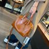 Genuine Leather Bag Crossbody Bag Large-capacity Commuter Handbag Shoulder Bag Retro Tote Bag