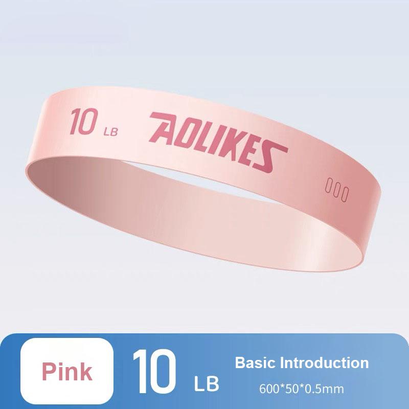 Aolikes Resistance Bands Yoga Fitness Exercise Training Hip Tension Band Leg Squat Dance Elastic Loop Stretch Band for Workout