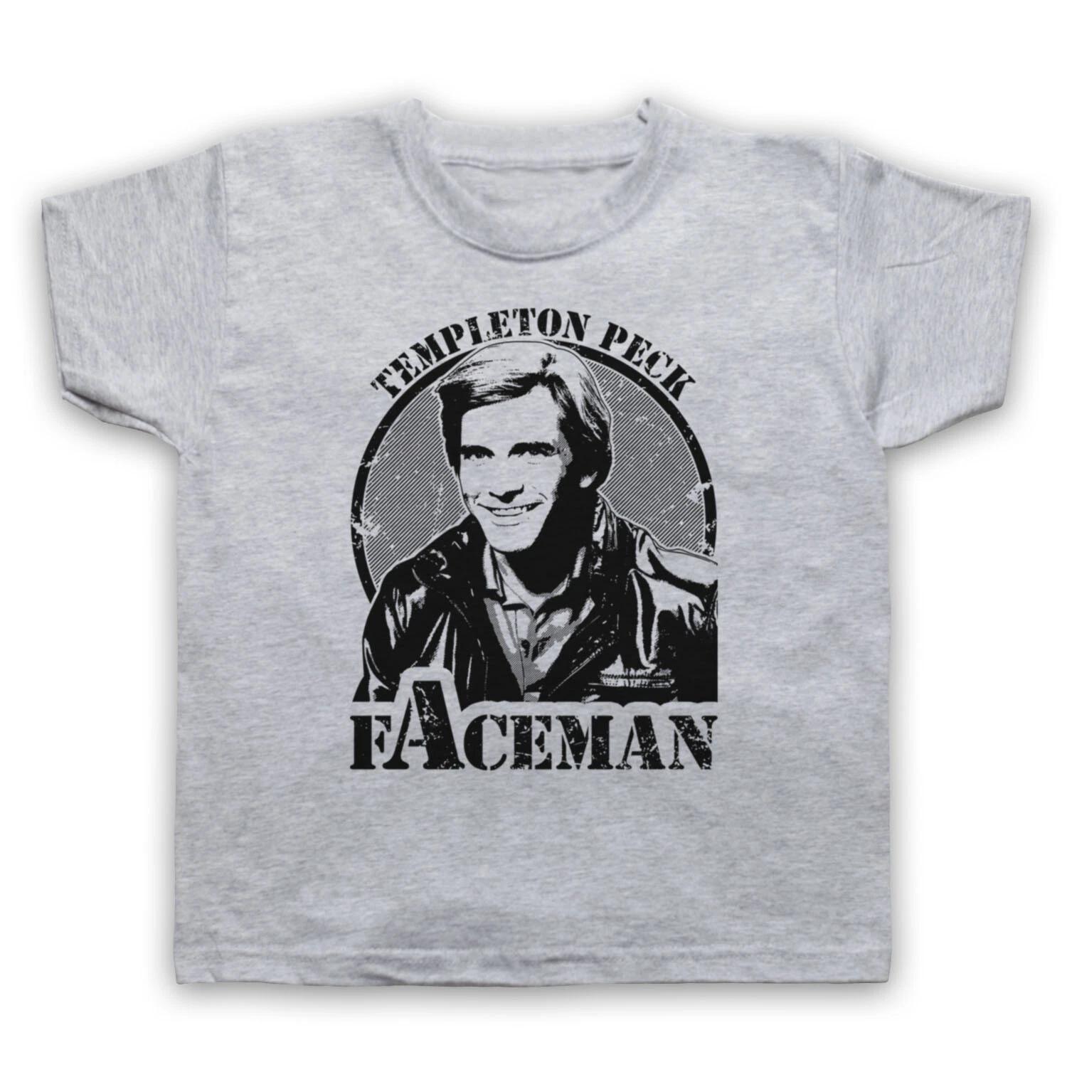 THE A TEAM TEMPLETON PECK FACEMAN ACTION TV UNOFFICIAL KIDS CHILDS T-shirt 140