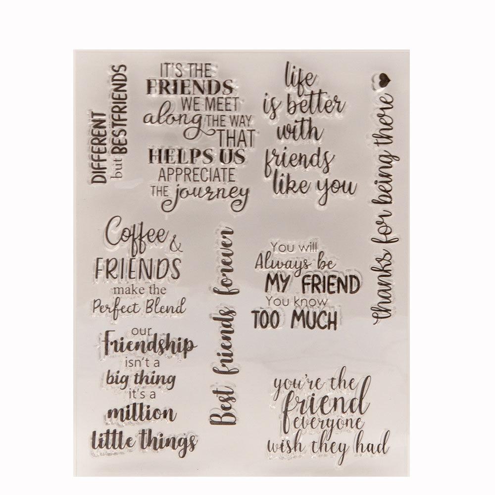 Clear Stamps for Card Making Decoration DIY Scrapbooking Silicone Transparent Seal Clear Stamps for Embossing Album Decor Craft