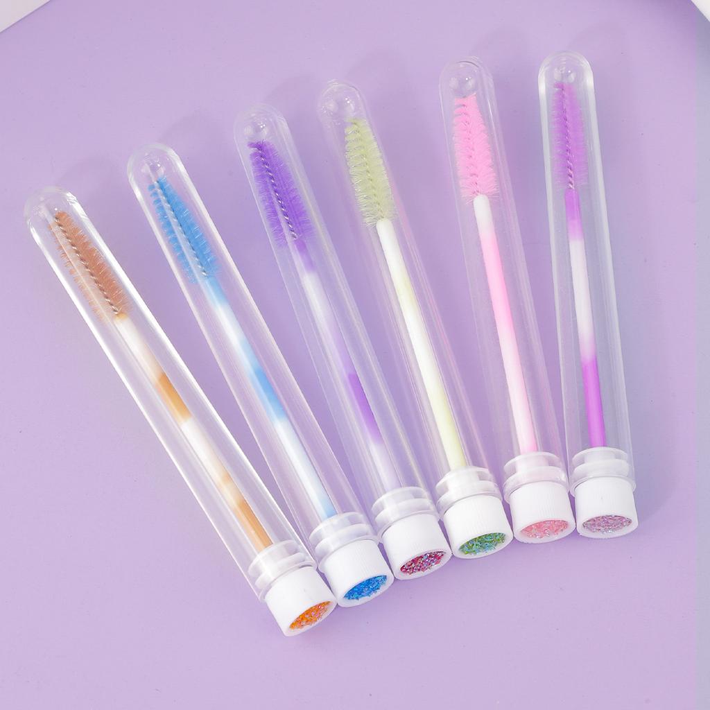 1 sztuka Kryształowe Różdżki Szczoteczki do Rzęs Patyczek do Rzęs Akcesoria Pędzel do Makijażu Przenośność Aplikator do Tuszowania Rzęs Szczoteczka do Brwi Rzęs