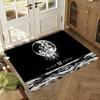 Rock Music Floor Mat Soft Thickened Absorbent Non-Slip Bedroom Living Room Door Mat Home Decor Flannel Rugs