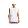 Under Armour Curry Series Basketball Sports Simple Round Neck Vest Men Tops White 1387099-100