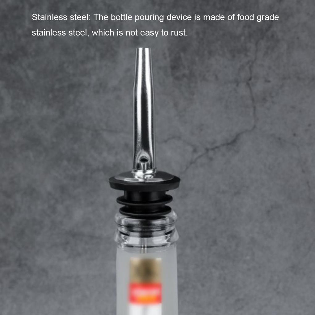 1PC/4PCS Wine Bottle Stopper Rustproof Good Sealing Lightweight Bar Wine Bottle Spout Pourer Rubber Plug for Clubs Cafes