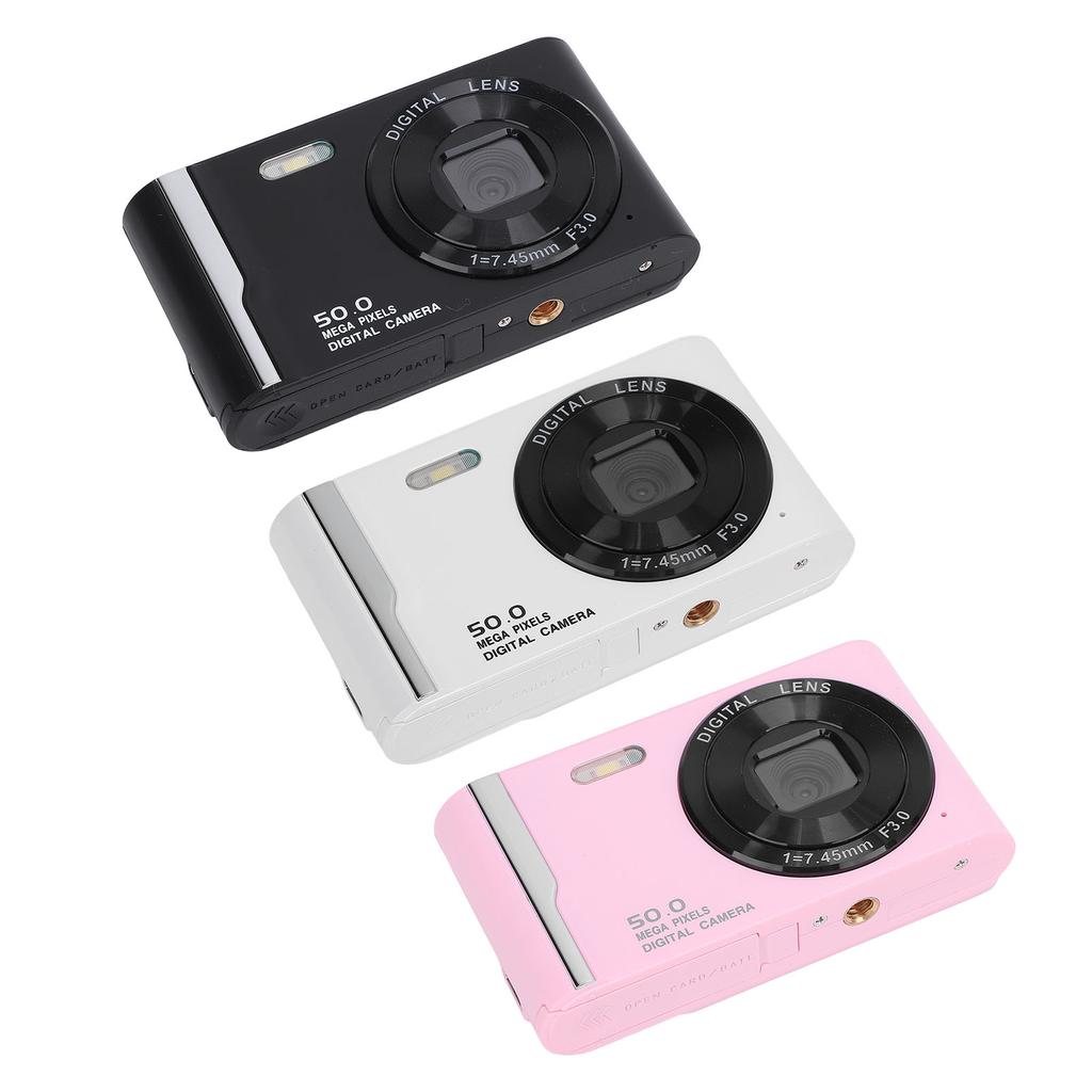 4K 50MP Digital Camera HD 16x Digital Zoom 2.8 Inch LCD Screen Anti Shake Autofocus Retro Compact Sm