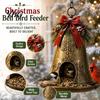 Christmas Yard Ornament for Wild Birds Snowman Hanging Bird Feeder, Resin Decorative Weatherproof Feeder Garden Patio Balcony, Gift Lovers Cute