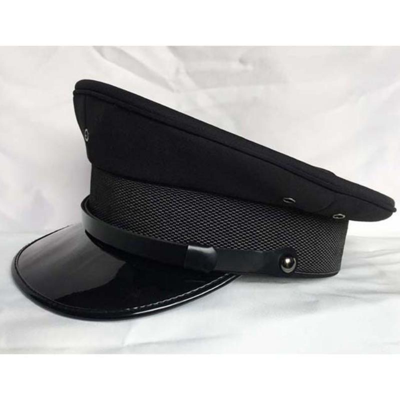 Large Size 63cm Military Hats Men Germany Officer Visor Cap Big Head Army Hat Police Cap Cosplay Halloween Party Hat 57-59-61cm
