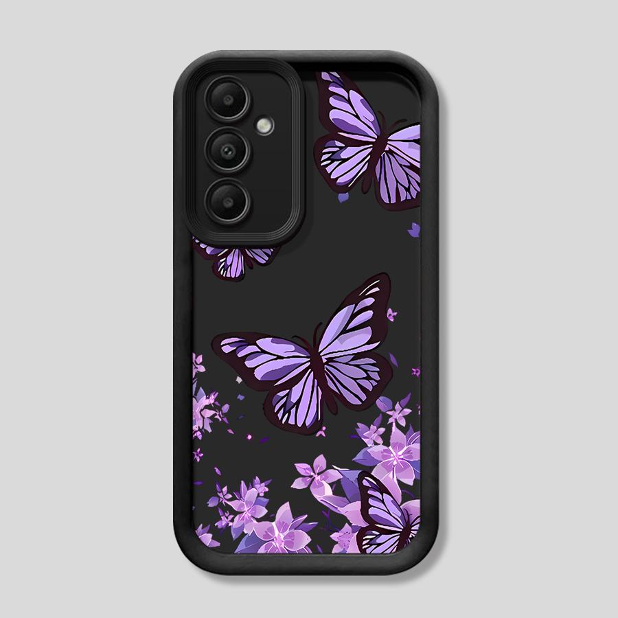 INS Retro Butterfly Case for Samsung Galaxy A52 A54 A31 A25 A26 A23 A34 A73 A32 A22 A21s A53 A24 Soft Cover