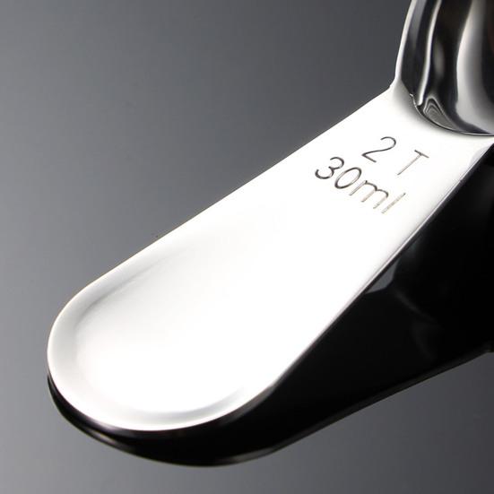 Messlöffel Glänzend Lebensmittelqualität Ergonomisch Leicht zu reinigen Messlöffel Küchenbedarf