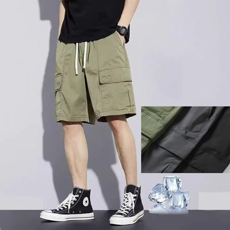 

Шорты-карго, мужские летние свободные повседневные брюки-карго