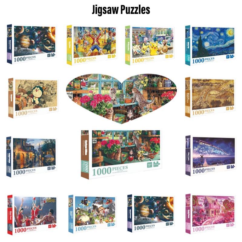 1000 Piece Jigsaw Puzzle Mind-boggling Landscape Puzzle Toy