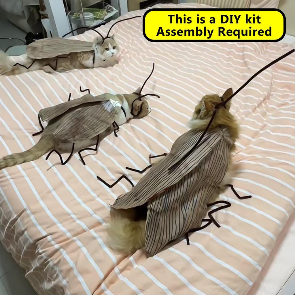 Katze Kakerlake Kleidung, Vliesstoff, Draht, Handgefertigte DIY Materialtasche