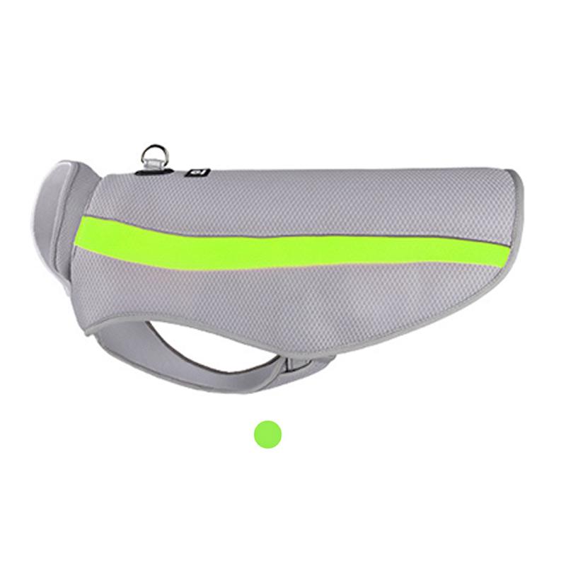 Vêtements de Refroidissement pour Animaux de Compagnie Gilet de Refroidissement pour Grand Chien Veste Protection Solaire et Isolation Thermique en Soie Glacée Vêtements de Refroidissement pour Animaux de Compagnie Conviennent (green,XXXL) vert