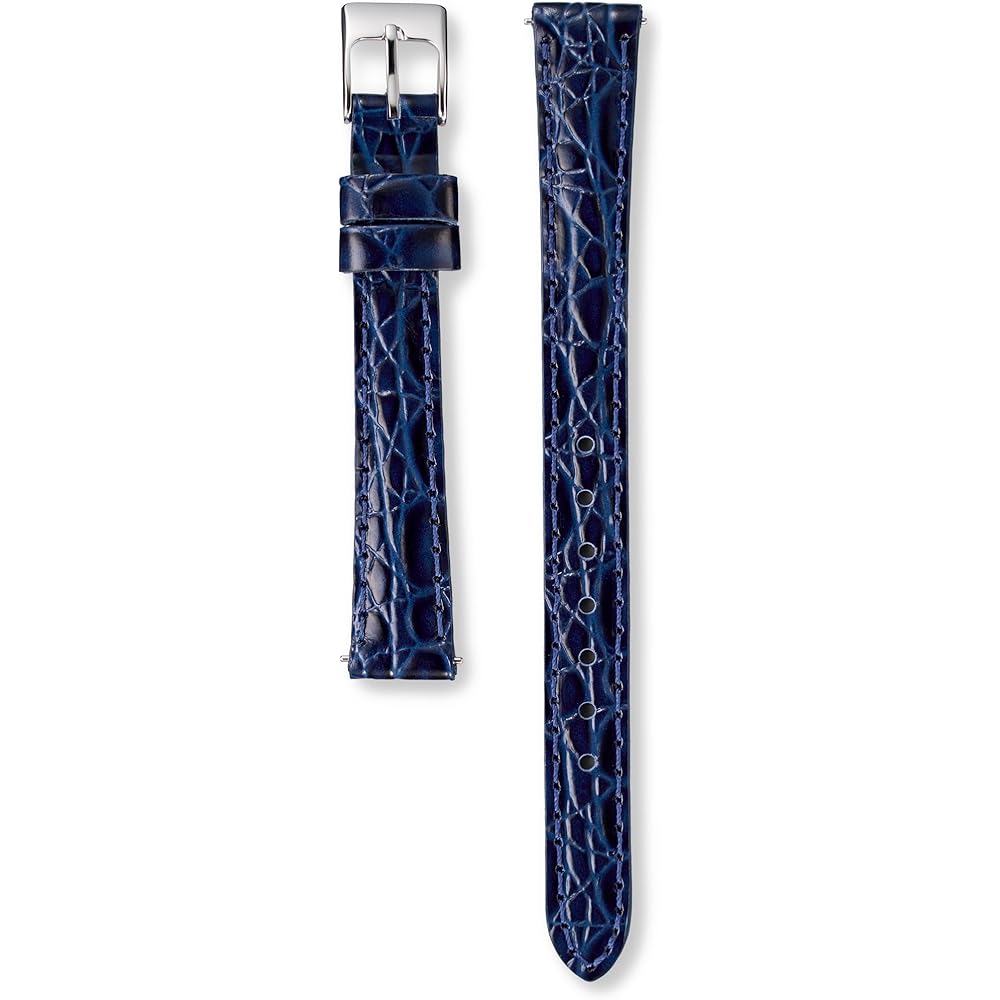 Seiko Women s Watch Genuine Leather Crocodile Pattern Band 13mm Width Blue RS09C13BL