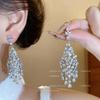 Lusi Xuyan Style Zircon Tassel Earrings: Luxurious, Shiny, Versatile Ear Jewelry